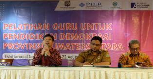 Pelatihan Guru untuk Pendidikan Demokrasi Provinsi Sumatera Utara